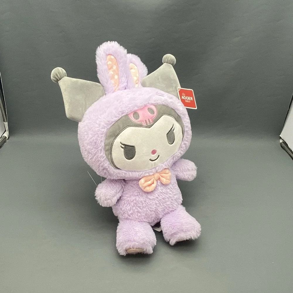 Sanrio Kuromi Aoger Purple Bunny Easter‎ Costume Plush 14